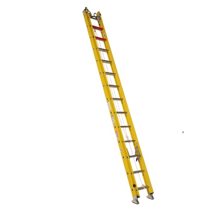 Bauer Ladder Fiberglass Extension Ladder, 300 lb Load Capacity 31128
